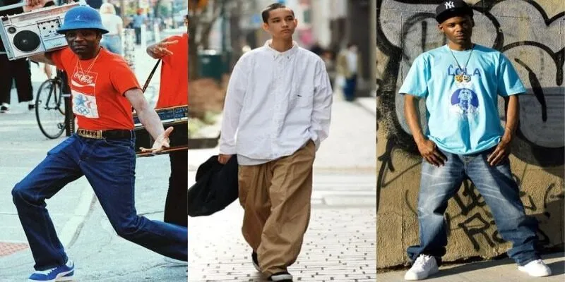 Phong cách Hip Hop với quần jogger và giày sneakers nổi bật
